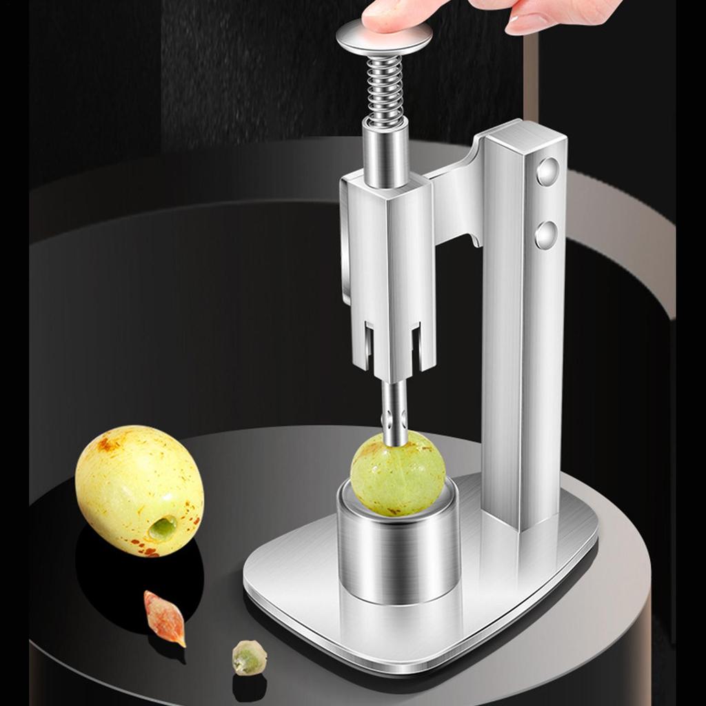 Cherry Pitter Tool Pit Remover Cherry Plum Pitter Stainless Steel Manual Olive Stoner Tool For Home Kitchen Baking Fruit Jam