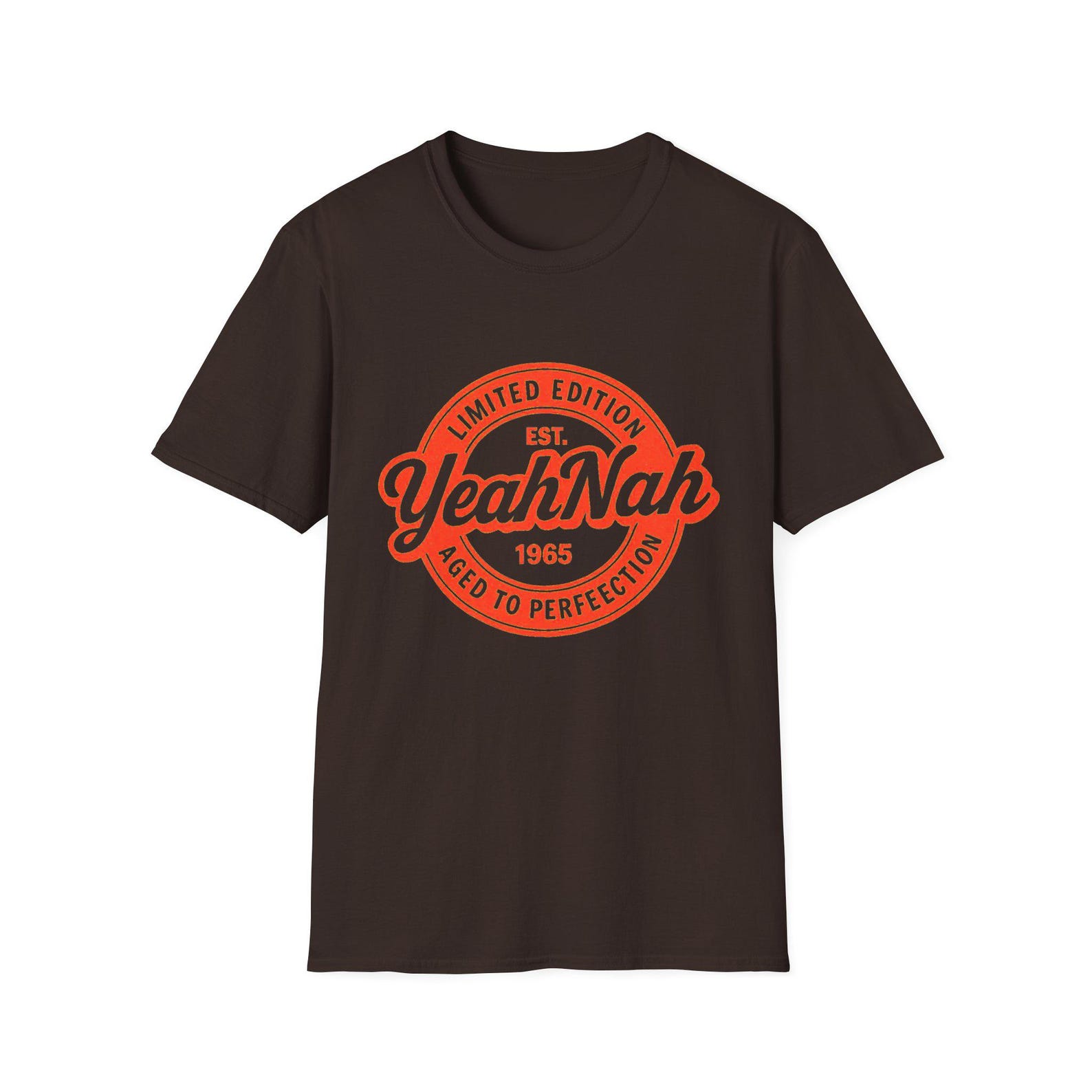 YeahNah Unisex T shirt: Softstyle Ring-Spun Cotton Tee XL