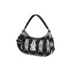 New MLB Nylon Polyester Shoulder Bag Handbag Crossbody Bag Shoulder Bag Regular Unisex Black Gray Color 3ABQS072N-50BKS