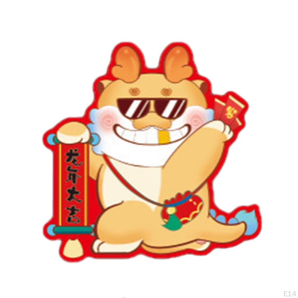 6x Chinese Year Refrigerator Magnets for Party Supplies Home Locker