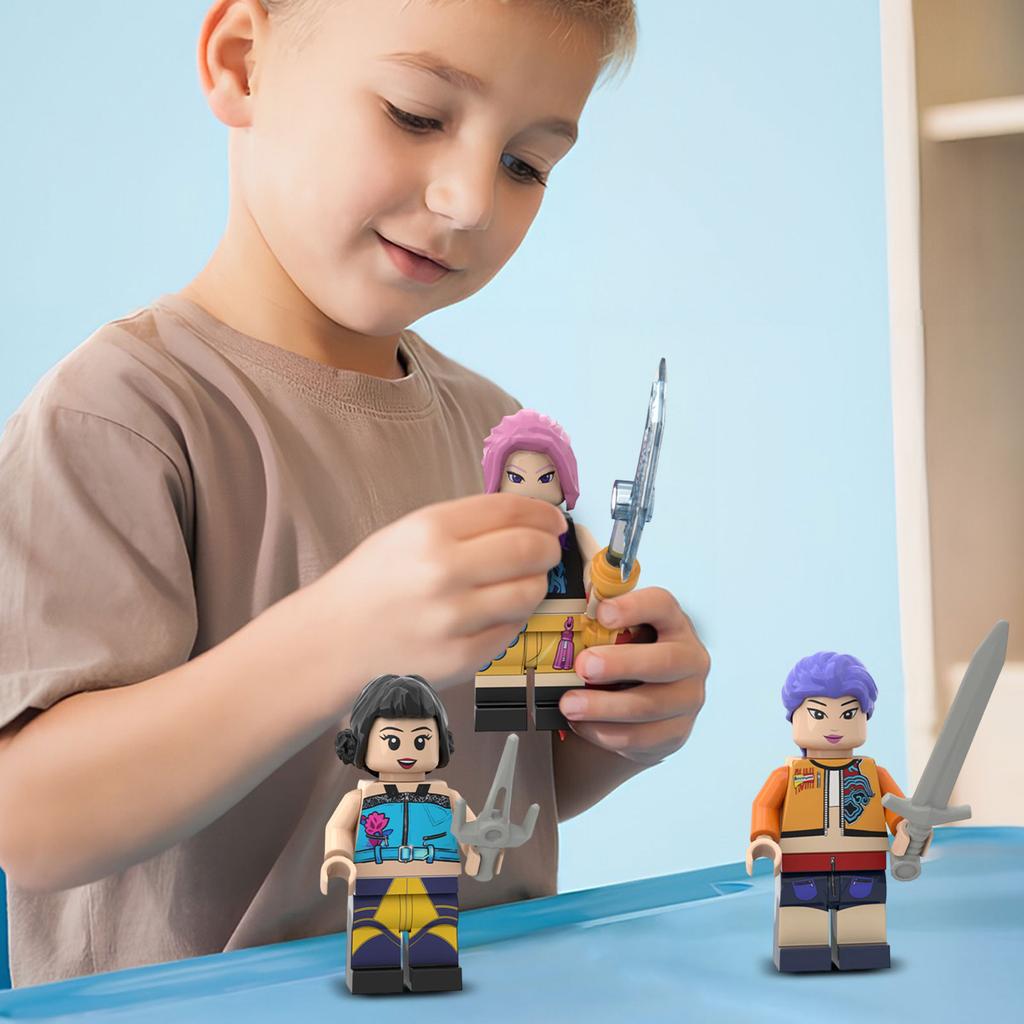 Building Cartoon Model Small Particles Building Block Toys