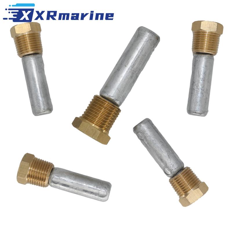 119773-92600 Pencil Anode Kitfor Yanmar 4LHA-HTE 6LP 6LY 6LPA-STP 6LPA-STZP Oil Cooler Zincs Marine Engine