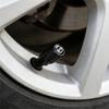 4pcs/set Metal alloy Car Tire Valve Stems Caps Gear shaped Valve For Nissan Qashqai j11 Tiida Leaf Versa Teana Auto Accessories