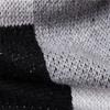 New Men's Sweater Casual Color-block Midi Thickened Hooded Knitted Cardigan Jacket