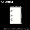 4 Pcs/ Lot High Quality Ring Binder Notebook Insert Refills 6 Holes A5 A6 A7 Personal Spiral Diary Planner Inner Core 100G Paper Quality