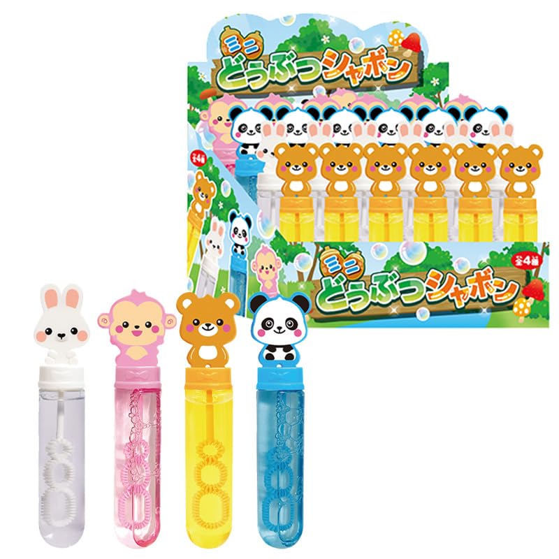 

Пузырь Животное Мини Пузырь Палочка Набор из 4 Видов x 6 Всего 24 Поставляется в Косметической Коробке Продажи Жидкость для Пузырей Ручной Пузырь Лето Улица Мелкие Предметы