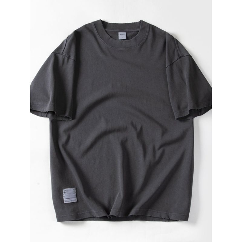 Heavy Casual Men's Cotton Export Short-Sleeved T-shirt