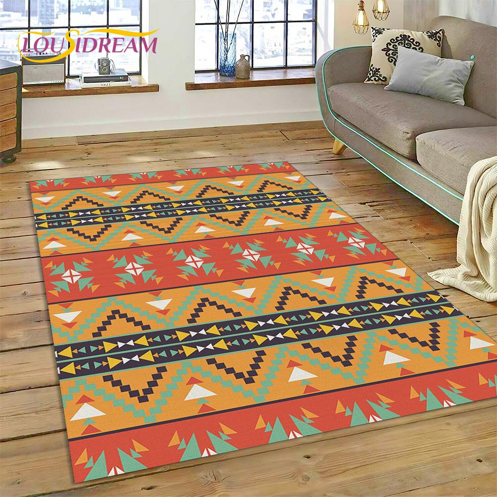 Bohemia Nordic Celts Turkish Series Carpet Rug for Home Living Room Bedroom Sofa Doormat Decor,kid Area Rug Non-slip Floor Mat