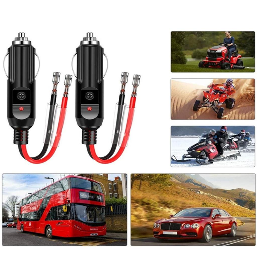 Car Cigarette Lighter 12V/24V Car Cigarette Socket Extension Cable (Pack