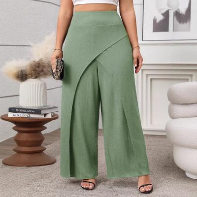 Women's Solid Color Loose New Design Wide Leg Pants