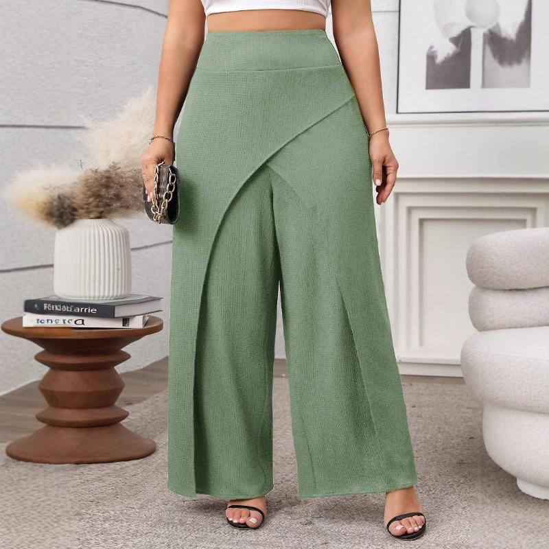Women's Solid Color Loose New Design Wide Leg Pants