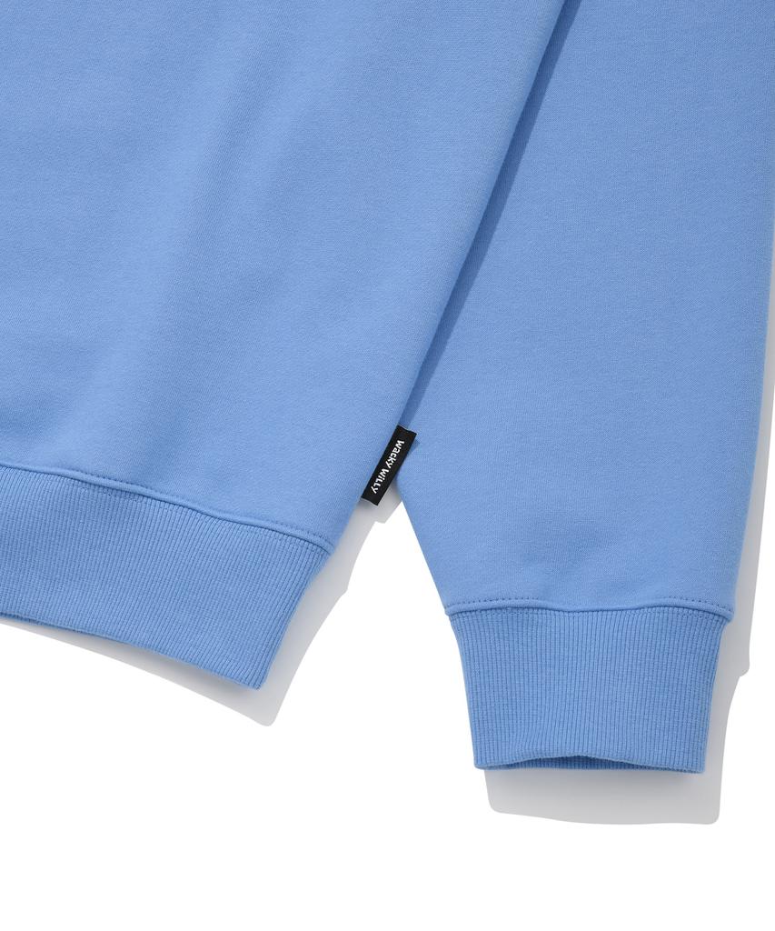 WACKY WILLY Picture Graphic Sweatshirt Blue