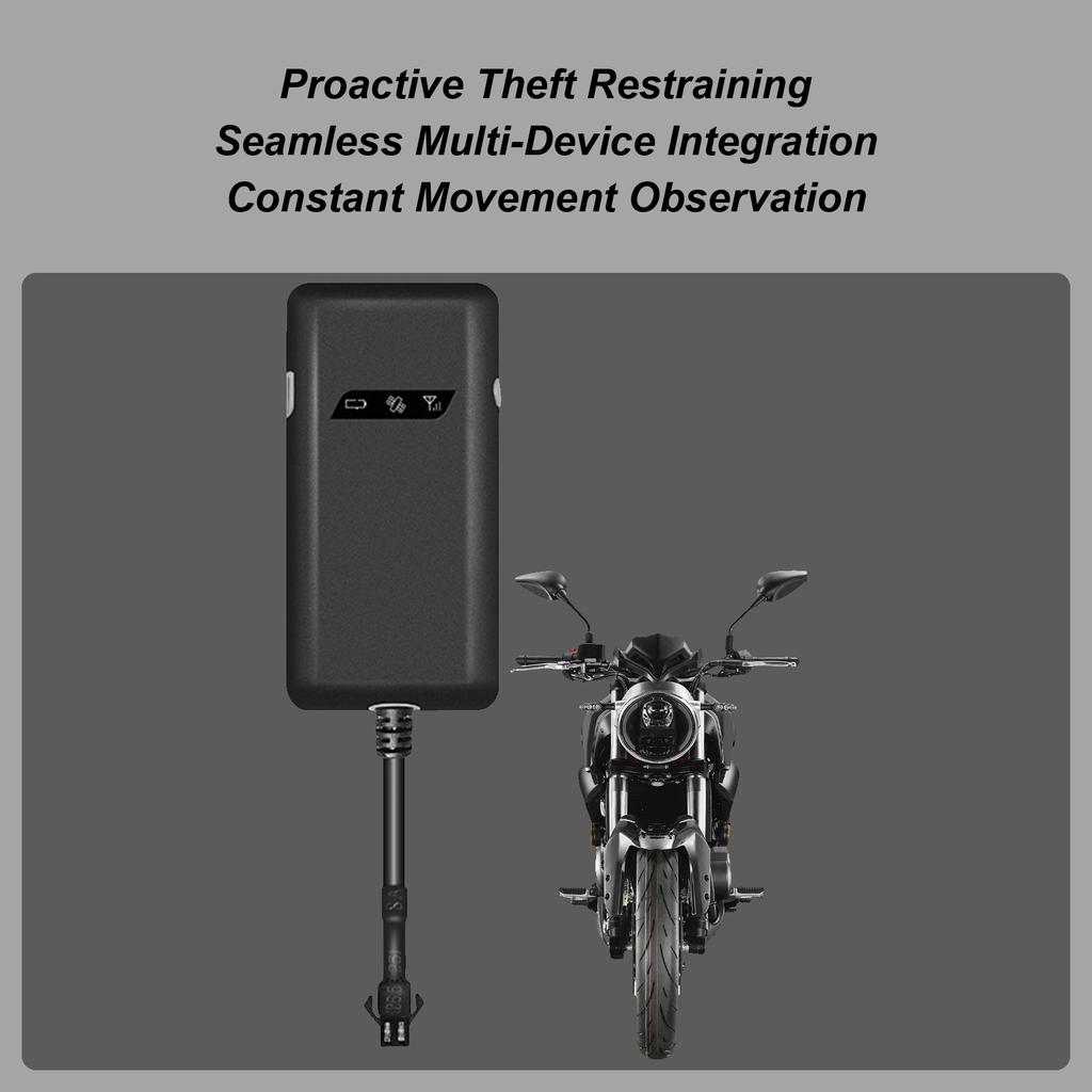 Car GPS Tracker Wired GPS Tracker For Truck Motorcycle Alarms Shock Sensor For Van Cargo Trailer Boat Motorbike Airport Truck