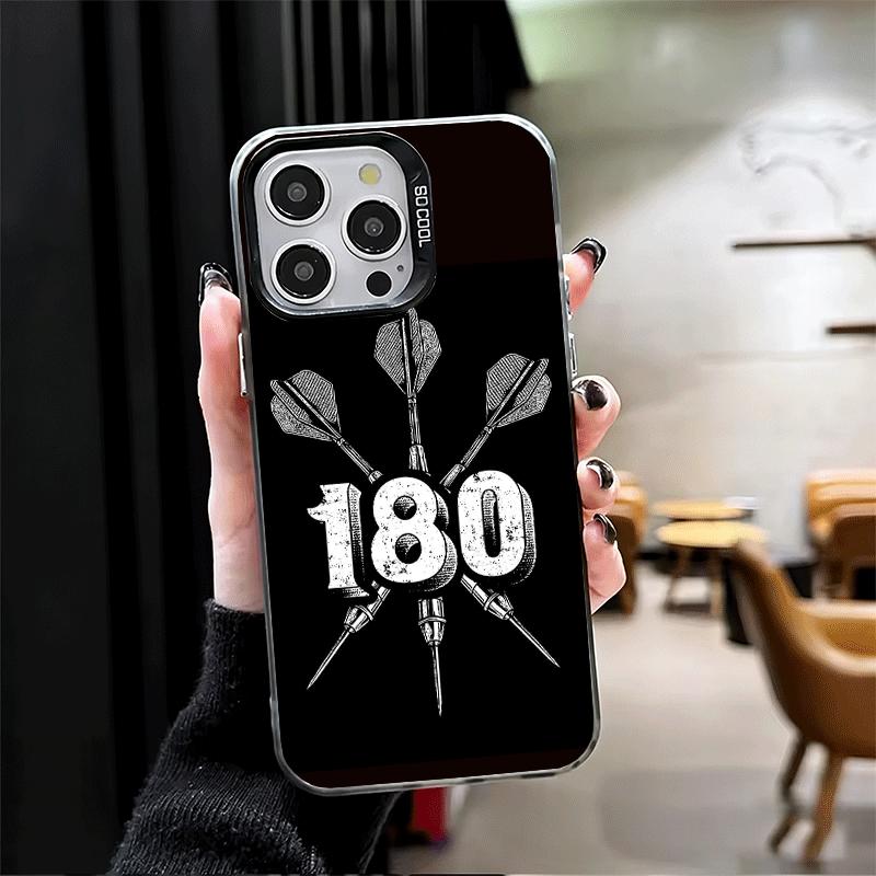 

Darts Aesthetics Wire Target Shockproof Phone Case for iPhone 17 Air 16 16E 15 Pro Max 14 Plus 13 Mini 12 Back Cover Anti Fall F iPhone 12
