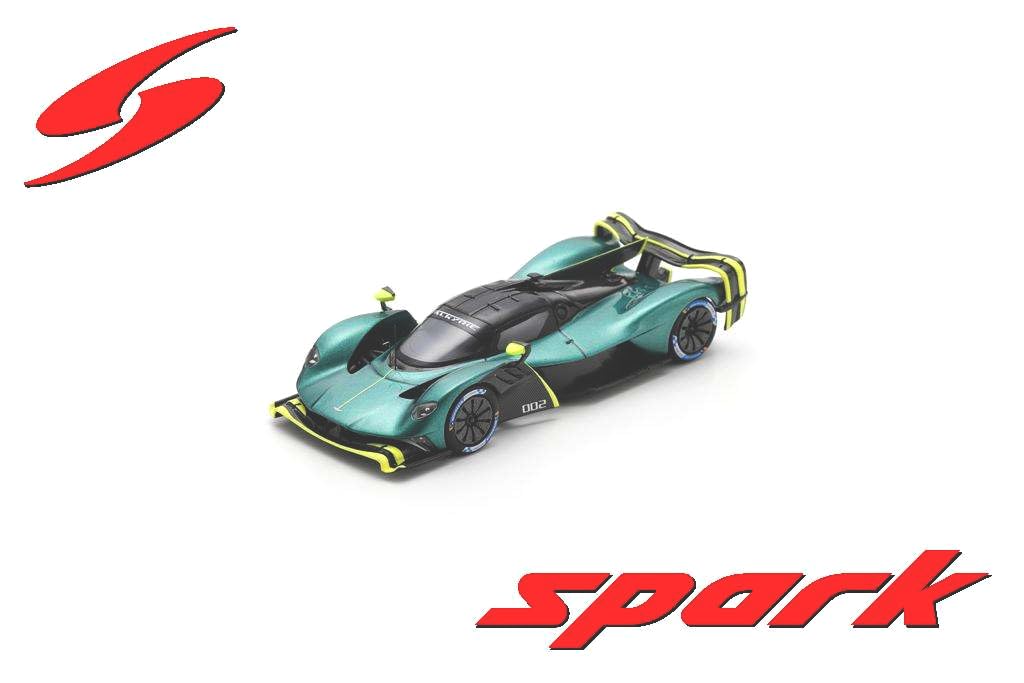 Spark Aston Martin Valkyrie AMR Pro 2022 Green Finished Model 1/43