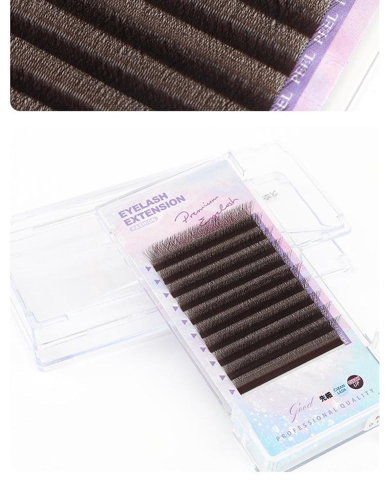 Deep Brown Soft 4-Leaf Clover YY Grafted Eyelashes