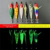 8cm Squid Cuttlefish Sleeve Hook Jig Lures Artificial Shrimp Baits Cuttlefish Sleeve Squid Jig Baits Easy to Use