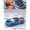 1/32 Bugatti Diecast Alloy Car Model Metal Pull Back Simulation Car Toy Boy Sports Car  Acousto-optic With To Open The Door Gift Car Toy