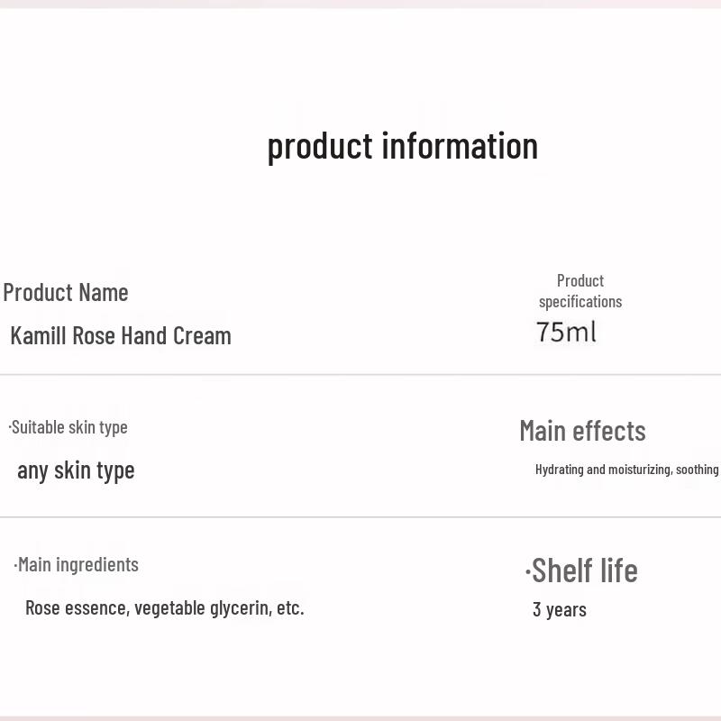 Herbacin Chamomile & Rose Hand Cream 75ml