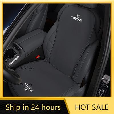 Tapacubos Transpirable Seda de Hielo Cojín para Asiento de Coche Accesorios para Automóvil Para Toyota 86 Mirai Supra Prado Alphard Crown Vellfire Sequoia Ven