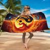 1pc Traditional Chinese-style Tai Chi Beach Towel Quick-drying Towel Suitable for Seaside Pool Camping Yoga For Family Friend