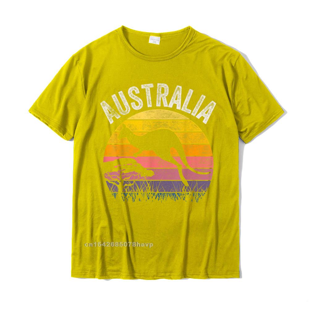 Australia Day Shirt Funny Australian Kangaroo Vintage Gift TShirt Cotton Tops Tees For Unisex Casual Top TShirts Birthday Coupons