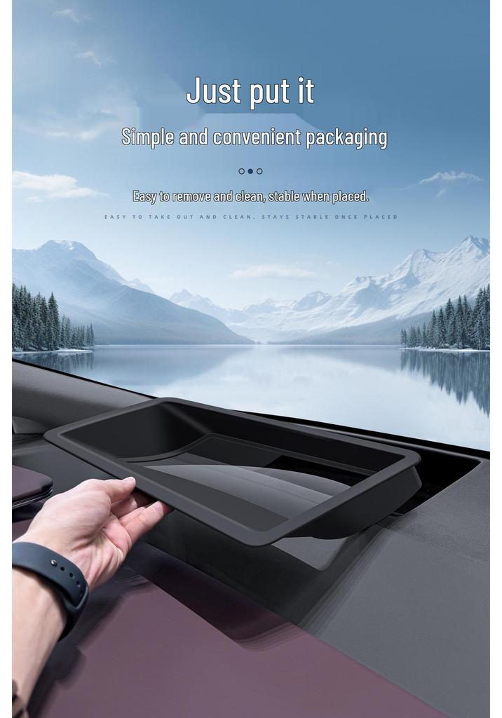 Xiaopeng X9 Silicone Curved HUD Dust Cover - Fits 26 Models