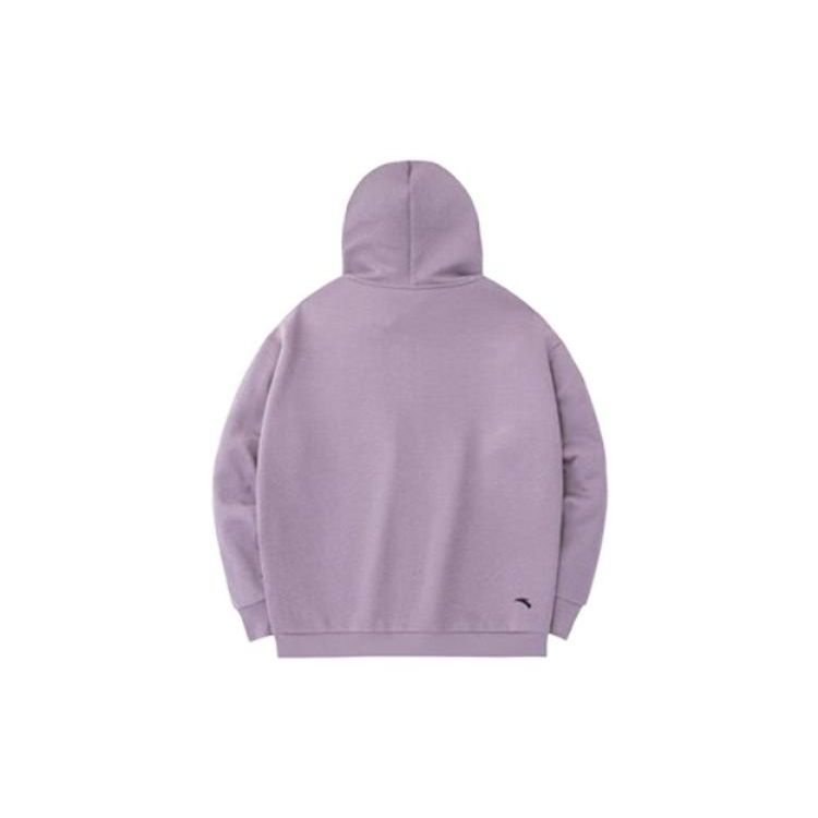 Anta Basketball Series Logo Letter Hoodie Men Hoodies Dusty-Purple 152331733-4