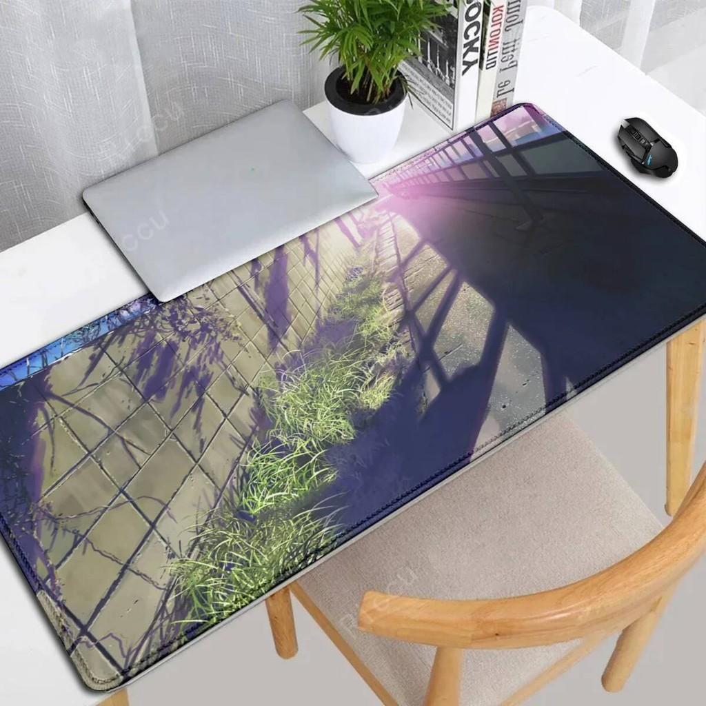 Anime  CCentimeters Per Second Mouse Pad Large Rubber Tablepad PC Game Mousepad Laptop Desk Pad XXL Nonslip teclado Mouse Mat
