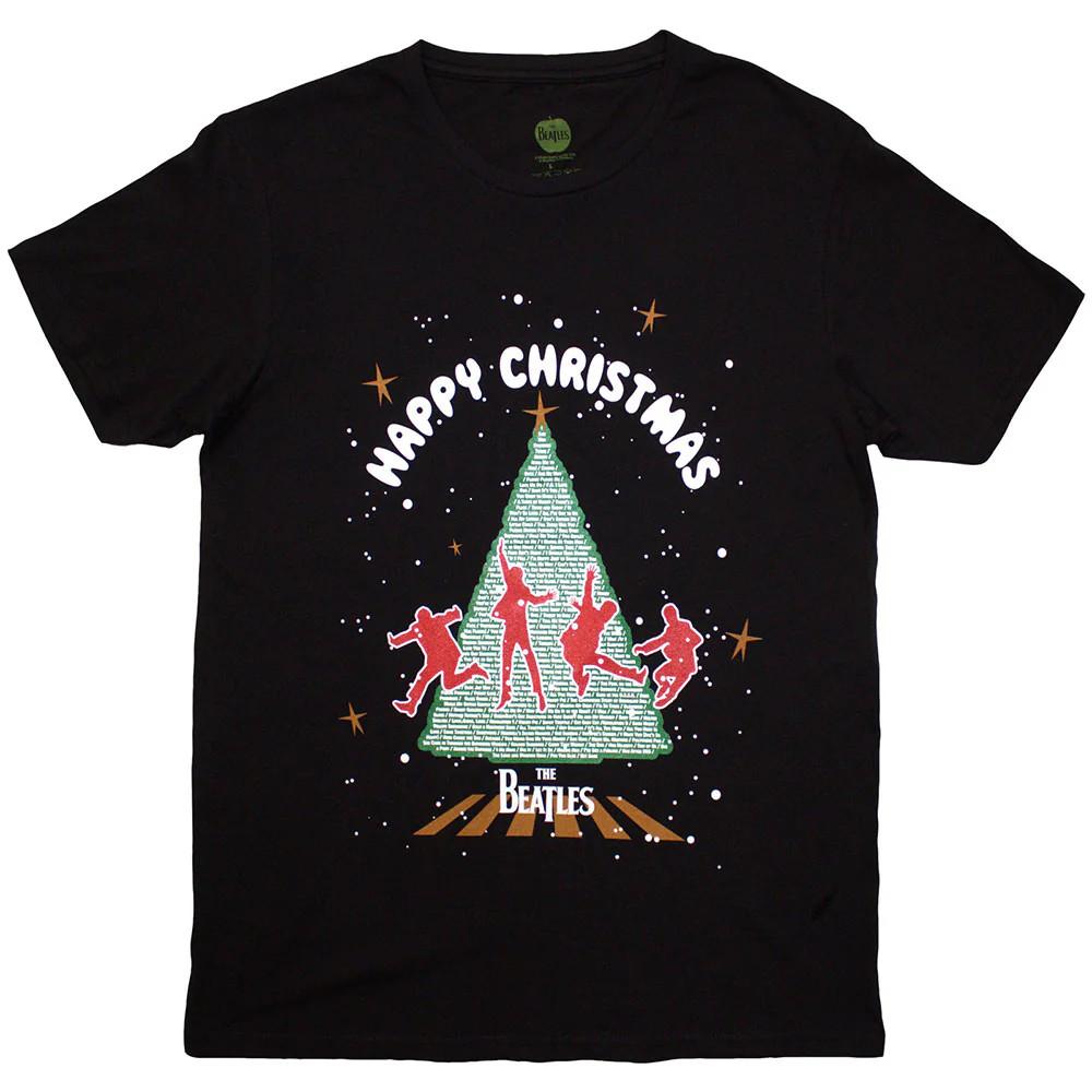 The Beatles - Christmas Tree T-shirt Cotton For men Women All Sizes VN2483 Unisex T-Shirt