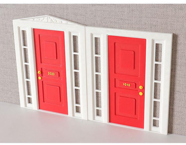 Miniature Handmade Dollhouse Doorway Decor Ornament