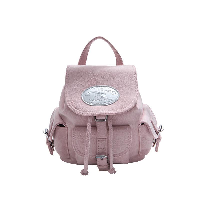 New Korean version of casual simple wind small backpack backpack women travel light travel nylon student schoolbag