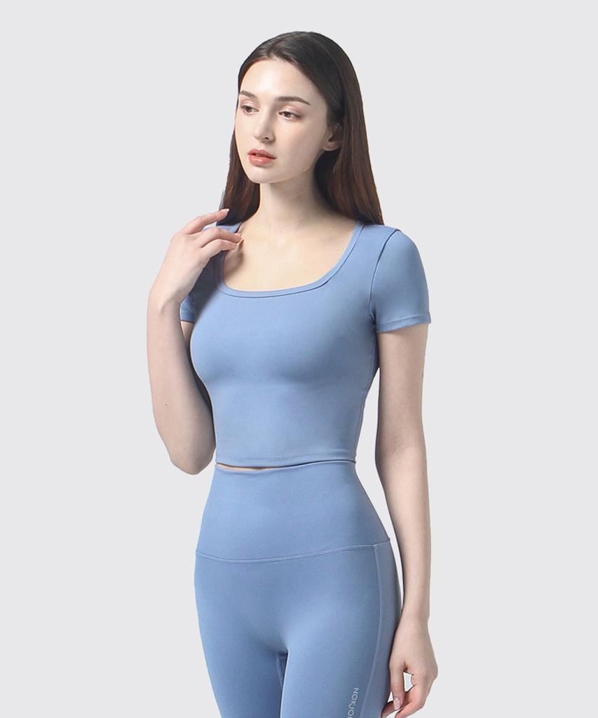 NOKJOK [2 Pack] Zinnia Crop Top 2-Piece Set (Am Type)