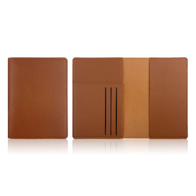 Multi-Card Slot Leather Passport Protection Book: PU Leather Multi-Functional Travel Passport Holder