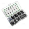 10 Types of 180pcs Button Switch Direct Insertion Light Touch Switch Button Switch Classification Box Kit