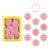 24TE 9 Pcs/Set DIY Cartoon Biscuit Mould Cookie Cutter 3D Biscuits Mold Plastic Baking Cookie Stamp Cookie Decorating Tools