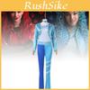 Stunning Starry Heir Princess Rebellion Alliance Cosplay Outfit Uma Blue Costume Set For Fantasy Lovers