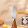 Vertical Wooden Handle Butter Jam Butter Knife Spoon Spread Sauce Cheese Spread Bread Cheese Butter Knife Fork Tableware