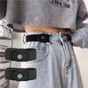 2 teile/satz Keine Schnalle Elastischen Gürtel Für Frauen Männer Unisex Stretch Gürtel Für Hosen Jeans Casual Schnalle Frei Einstellbar Unsichtbare gürtel