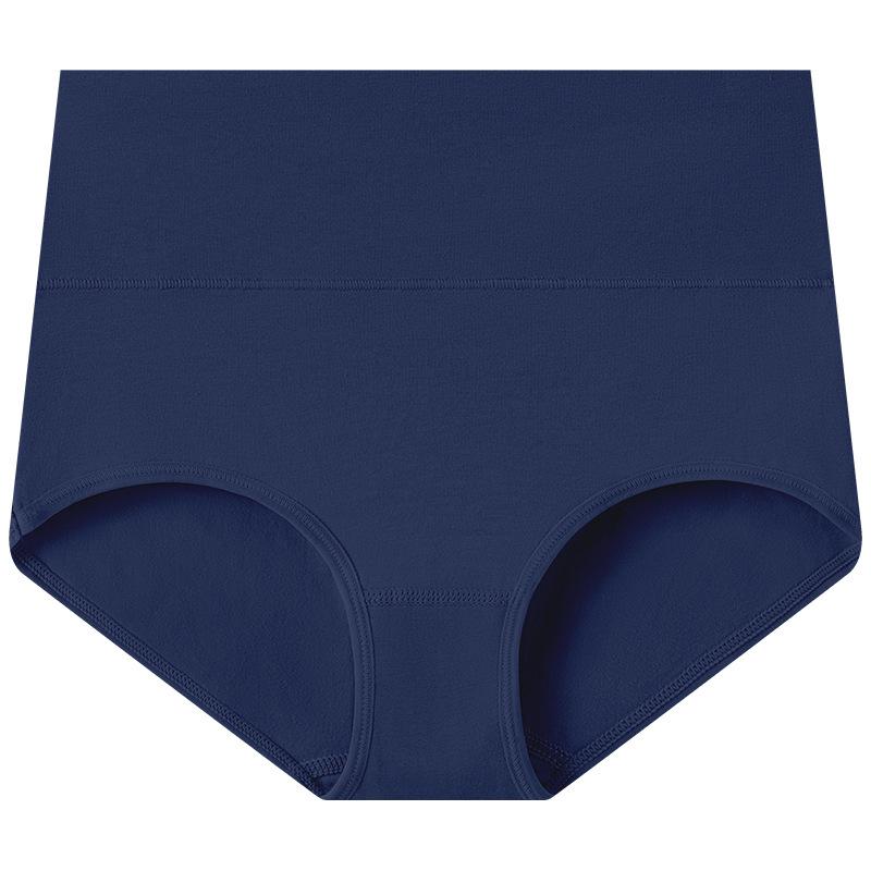Pure Cotton Women Panties P lus Size Briefs High Waist Underwear Ladies Comfy Underpants