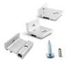 Euro Standard Aluminum Profile Bracket: Flush Fit Side Fastener for Storage Rack & Ocean Board