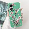 For Oppo A58 4G Case CPH2577 Silicone Cute Cat Fashion Butterfly Flower Love Painted Shockproof Cover For Oppo A58 4G Phone Case