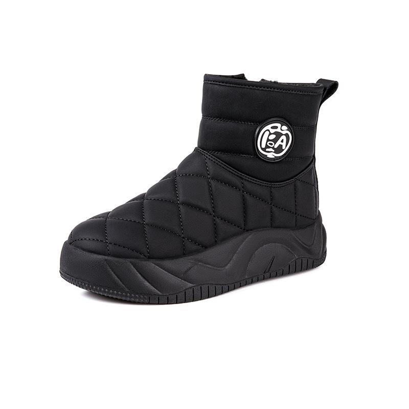 Snow Boots Winter New Thick-soled Velvet Warm Cold Super Fire Bread Shoes Short Boots