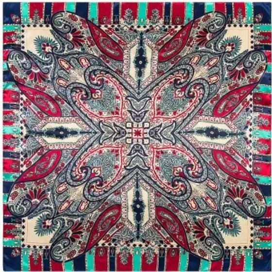 New Oil Painting Floral Print Women Silk Scarf Large Square Scarves Female Bandana Fashion Ladies Hijab Kerchief Scarves