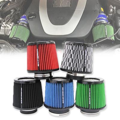 Car High Flow Air Filter Cold Air Intake Universal Filters 3" 3.5" 4inch for Sport Racing Car Engine Air Inlet 76MM 89MM 101MM