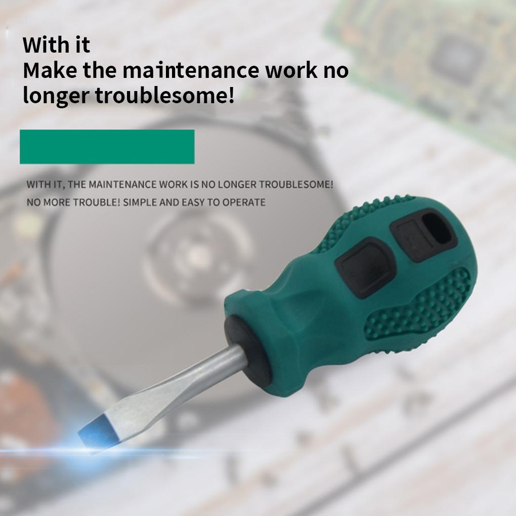 Professional Shank Combination Rubber Hardware Hand Tools Slotted Mini Precision Screwdriver Screw Driver Repair