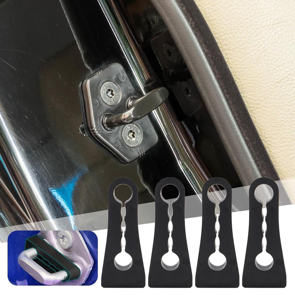 Car Door Soundproof Damper, Car Door Lock Soundproof Damper, Rubber Shock Absorber for Car