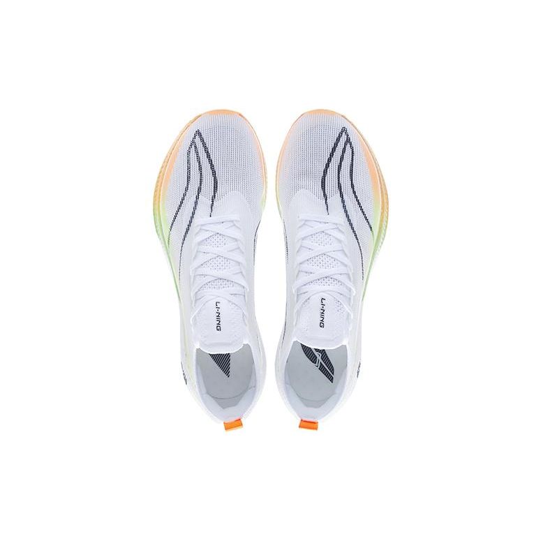 Li-Ning Feidian 3 Elite White Orange Green Unisex Sneakers ARMT035-1