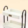 Doll House Home Furnishings Mini Kitchen Rack Movable Electrical Rack