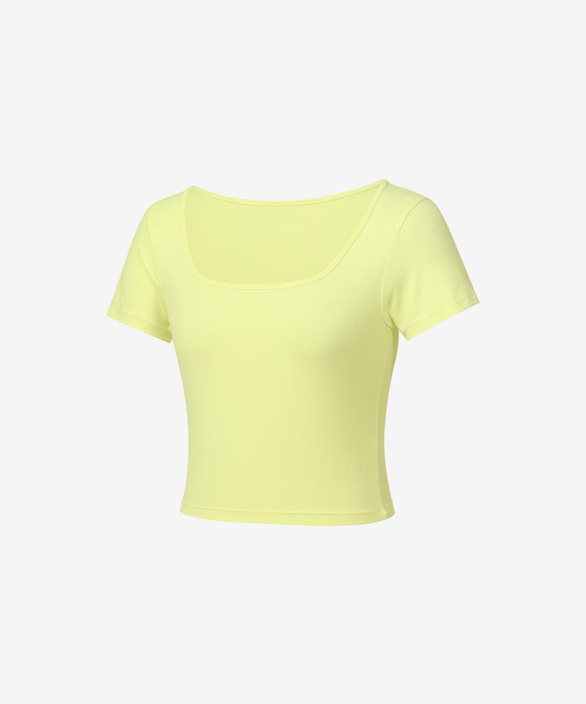 GRANDE LINE Elsoft Square Neck Crop Top_10 Colors